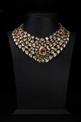Golden Kundan Necklace SetIMG_9901