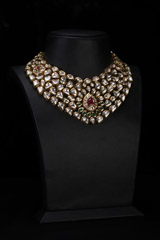 Golden Kundan Necklace SetIMG_9902