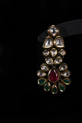 Golden Kundan Necklace SetIMG_9906