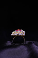 Pink and White Golden RingIMG_0063