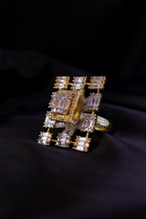 White and Golden Ring