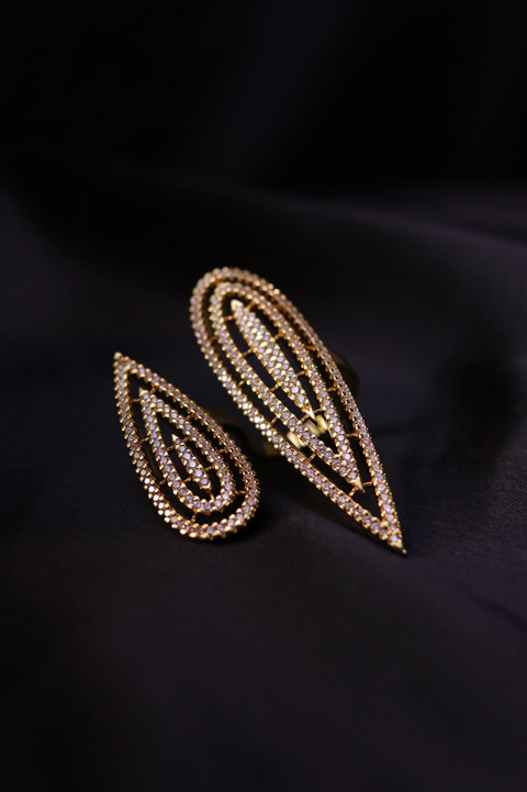White Golden Ring