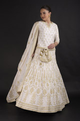 Ivory Tilla Embroidered Lehenga