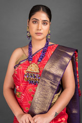 Red And Purple Silk Saree_DSC5911-Edit