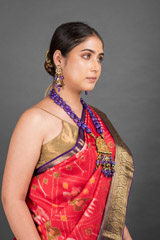 Red And Purple Silk Saree_DSC5917-Edit