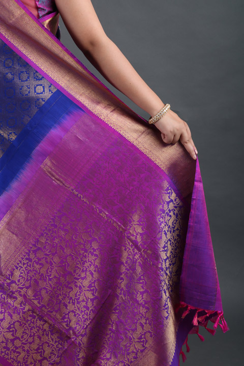 Purple Silk SareeIMG_9380