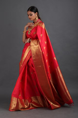 Coral Silk Saree1671_video