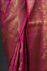 Deep Pink Kanjeevaram SareeADL00469