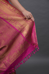Deep Pink Kanjeevaram SareeADL00475