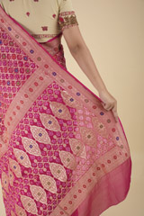 Pink Georgette Saree_DTR1480