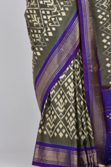 Grey Ikkat Saree_DSC4036