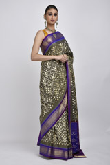 Grey Ikkat Saree_DSC4038