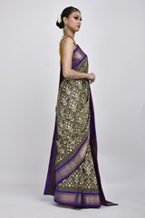 Grey Ikkat Saree_DSC4040