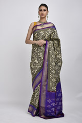 Grey Ikkat Saree_DSC4044