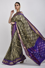 Grey Ikkat Saree_DSC4046