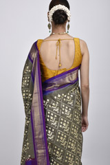 Grey Ikkat Saree_DSC4059