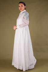 White Organza Shirt DressDSC02830