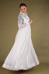 White Organza Shirt DressDSC02832