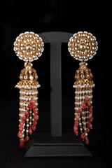 Ruby and Kundan Earrings