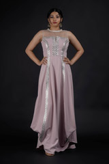 Pink Organza Gown1747_video
