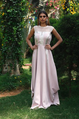 Pink Organza Gown