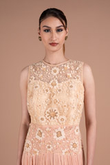 Peach Embroidered Maxi DressDSC06105