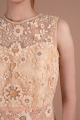 Peach Embroidered Maxi DressDSC06107