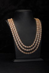 Stone Embedded Neck Piece SetIMG_0738