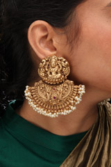 Gold Antique EarringsIMG_0927