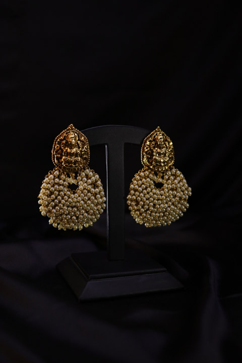 Pearl Antique Earrings