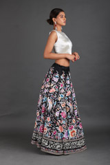 Black Embroidered Top Bottom SetIMG_0766