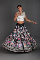 Black Embroidered Top Bottom SetIMG_0769