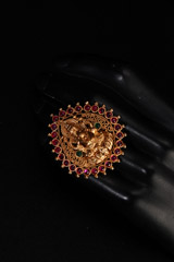 Ruby and Gold Ganesha RingIMG_1007