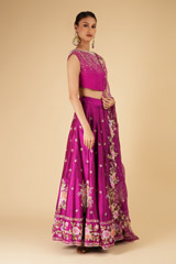 Pink Embroidered LehengaDSC07174