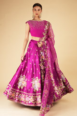 Pink Embroidered LehengaDSC07179