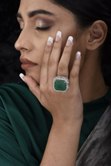 Emerald Green Stud Ring_SUB1484