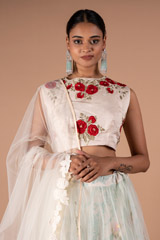 Vintage Rose LehengaDSC09725