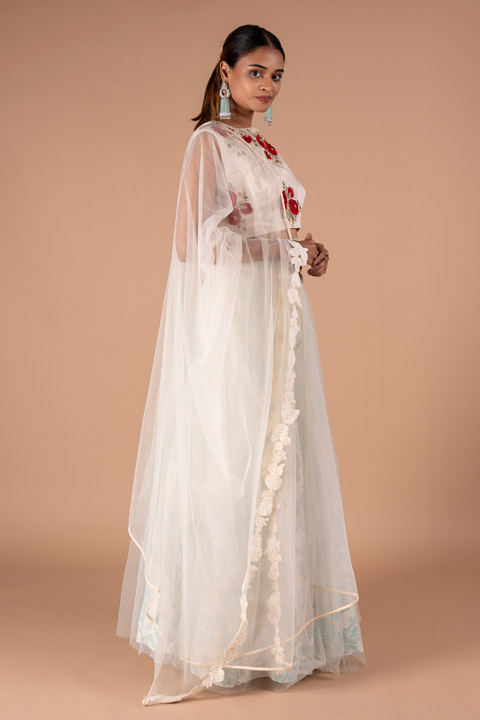 Vintage Rose LehengaDSC09727