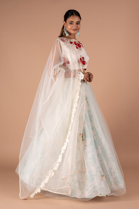 Vintage Rose LehengaDSC09737