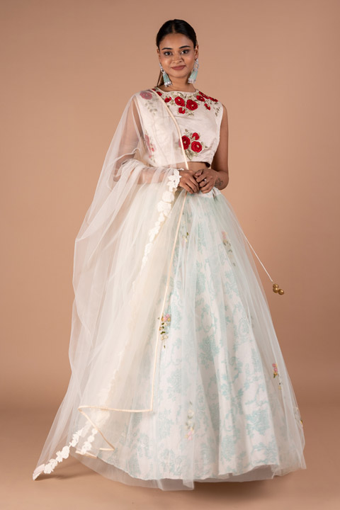 Vintage Rose Lehenga