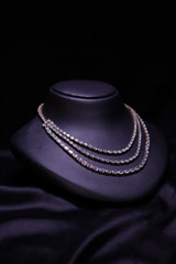 White Rosegold Necklace SetIMG_0049