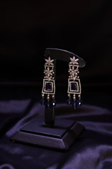 Sapphire Choker Necklace Set