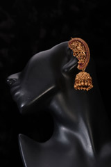 Golden Crescent JhumkasIMG_0481