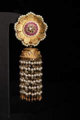 Flower Shaped Pearl EarringsIMG_0510