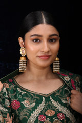 Flower Shaped Pearl EarringsIMG_0818