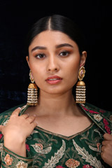 Flower Shaped Pearl EarringsIMG_0821