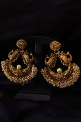 Peacock Golden Chandbalis