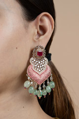 Ruby and Emerald EarringsDSC09166