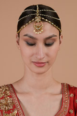 Pearl And Gold Mathapatti