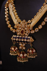 Gold Kundan Necklace Set_MG_8126